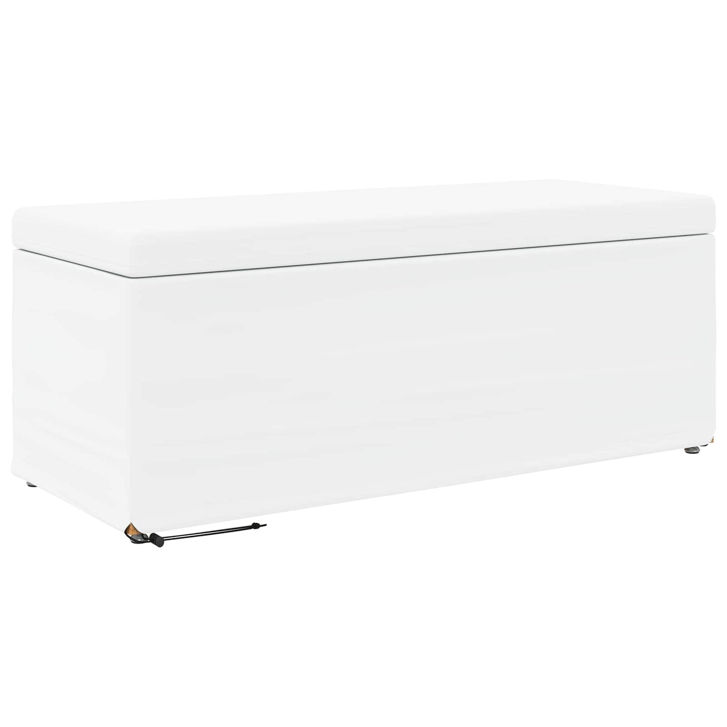 Kruk Wit 101 x 41 x 40 cm Nepleer en Gefabriceerd Hout