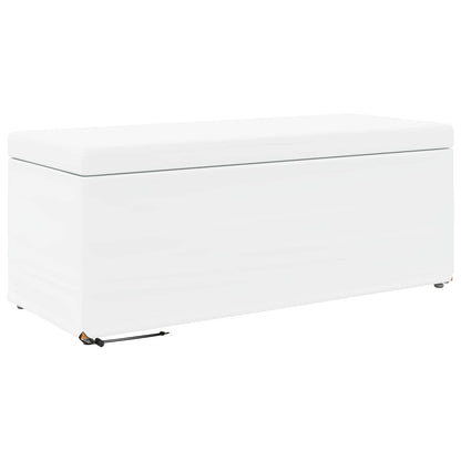 Kruk Wit 101 x 41 x 40 cm Nepleer en Gefabriceerd Hout