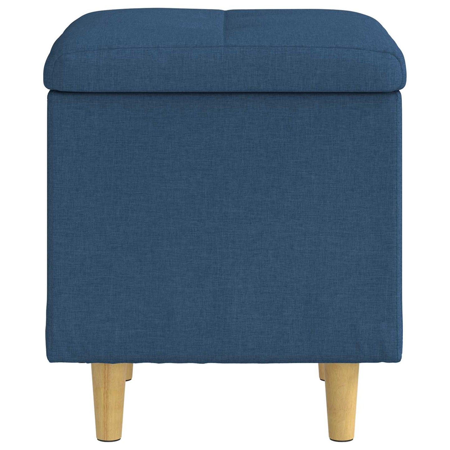 Opslagottoman met kussen Blauw 40 x 40 x 45 cm Stof