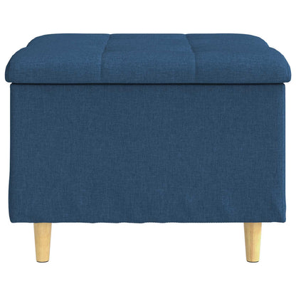Opslagottoman met kussen Blauw 60 x 60 x 45 cm Stof