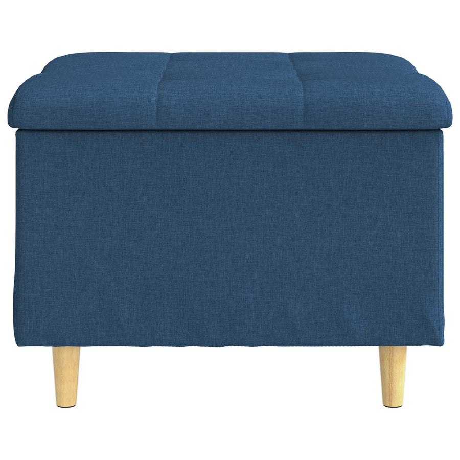 Opslagottoman met kussen Blauw 60 x 60 x 45 cm Stof