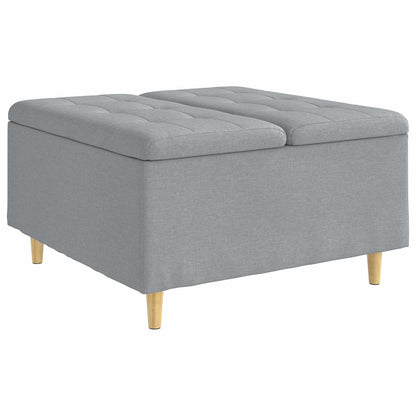 Knopkruk met kussen Lichtgrijs 80 x 80 x 45 cm Stof