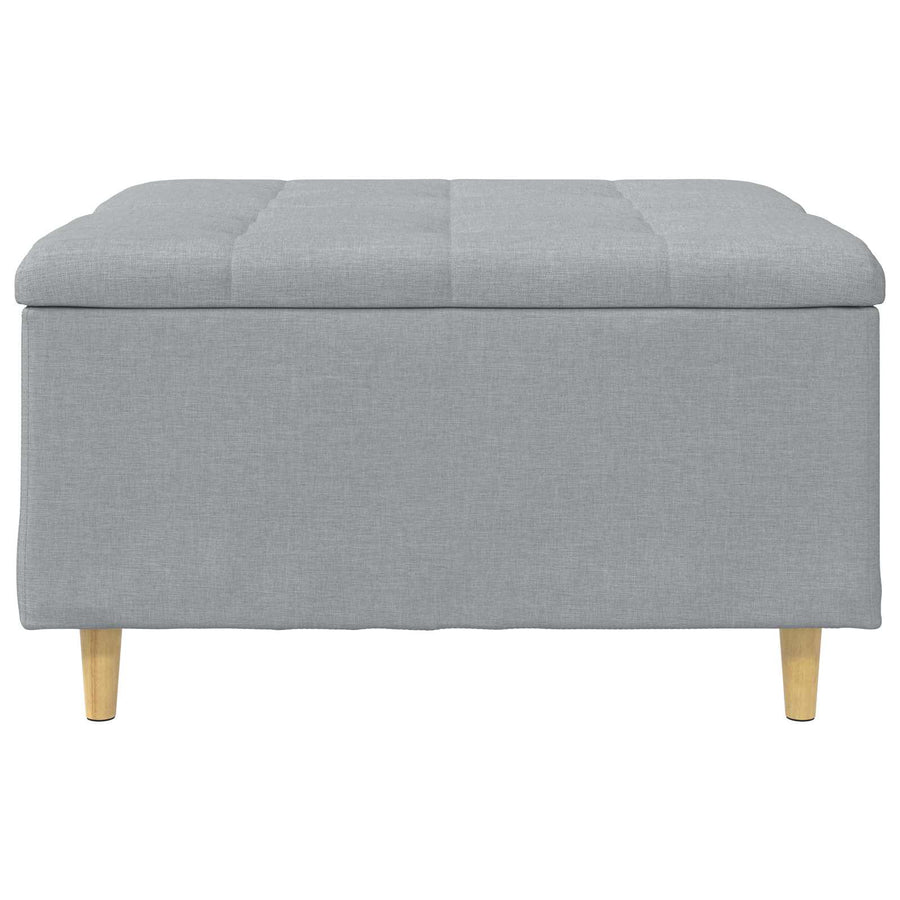Knopkruk met kussen Lichtgrijs 80 x 80 x 45 cm Stof