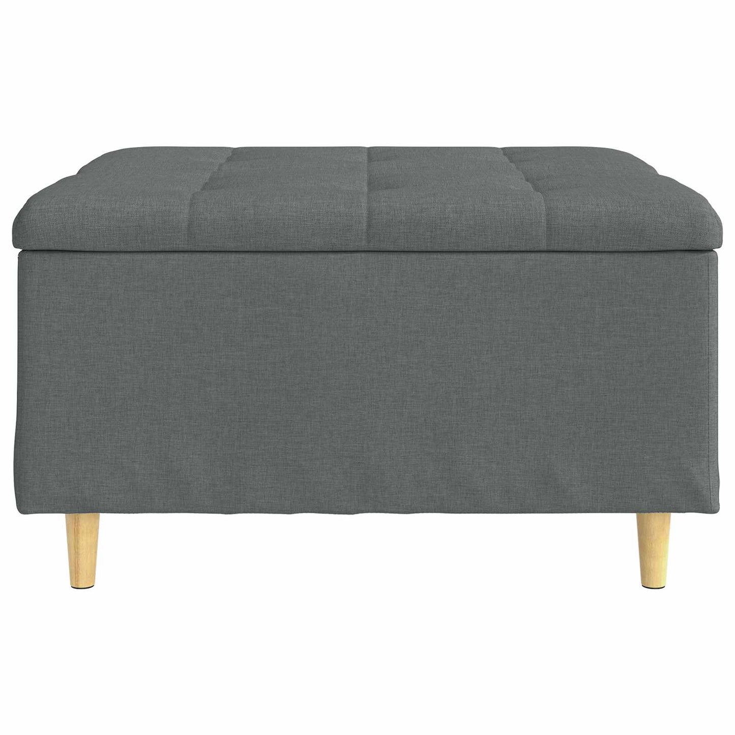 Knopkruk met kussen Donkergrijs 80 x 80 x 45 cm Stof