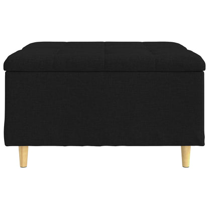 Knopkruk met kussen Zwart 80 x 80 x 45 cm Stof