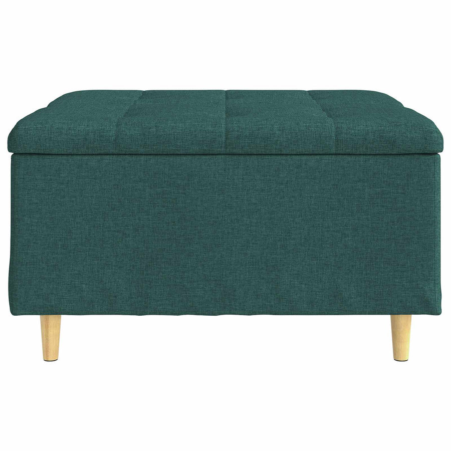 Knopkruk met kussen Donkergroen 80 x 80 x 45 cm Stof