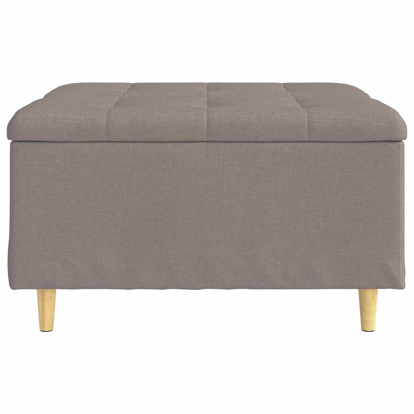 Knopkruk met kussen Taupe 80 x 80 x 45 cm Stof