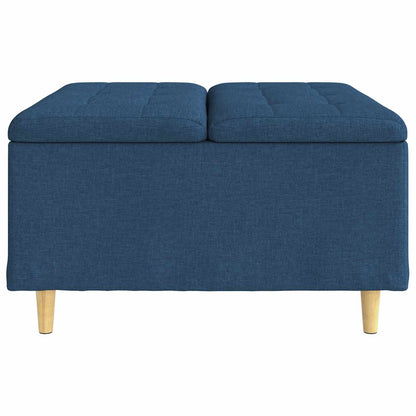 Knopkruk met kussen Blauw 80 x 80 x 45 cm Stof