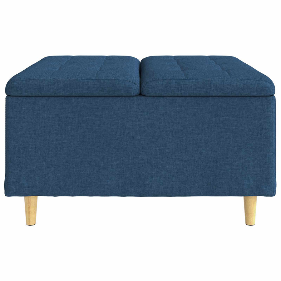 Knopkruk met kussen Blauw 80 x 80 x 45 cm Stof