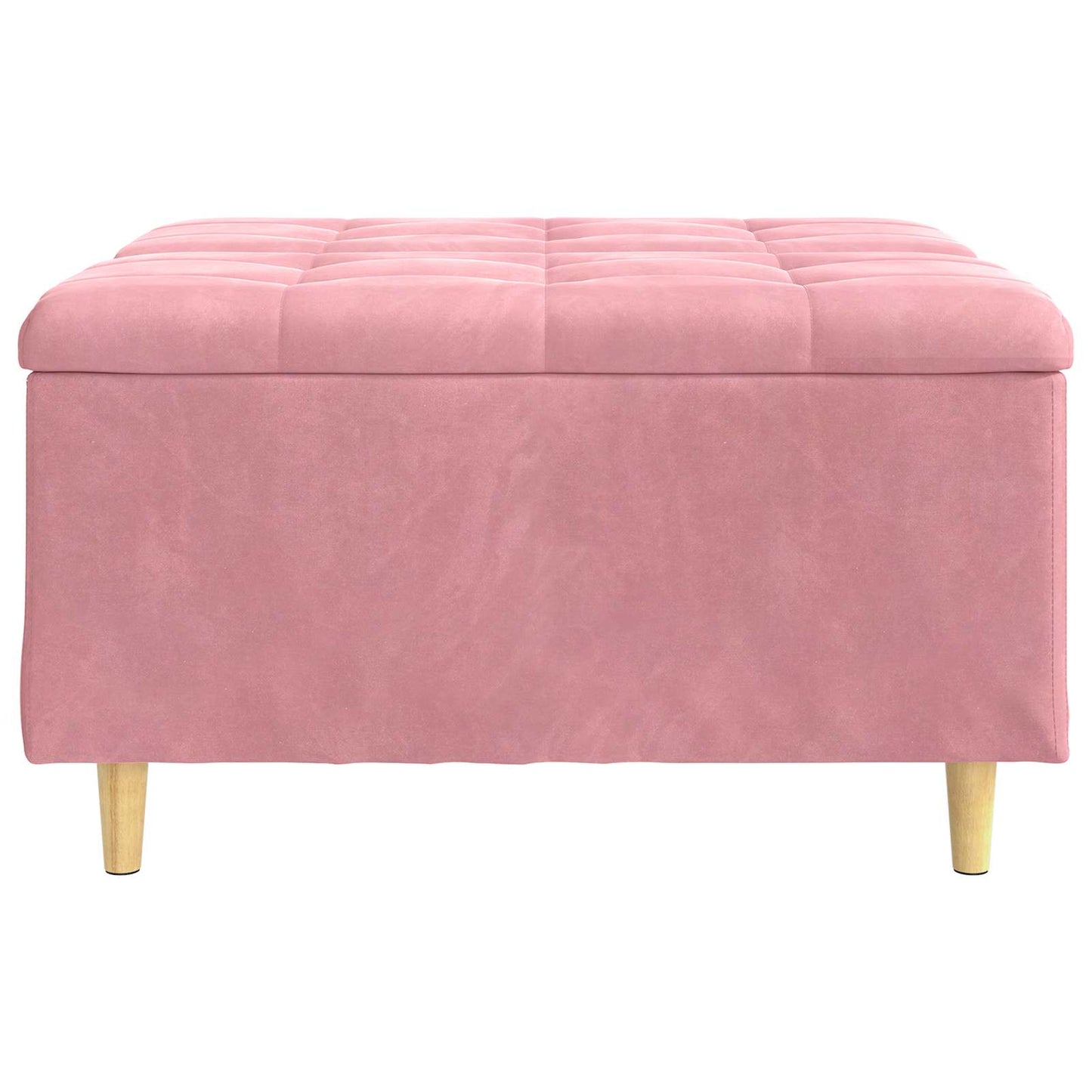 Knopkruk met kussen Roze 80 x 80 x 45 cm Fluweel