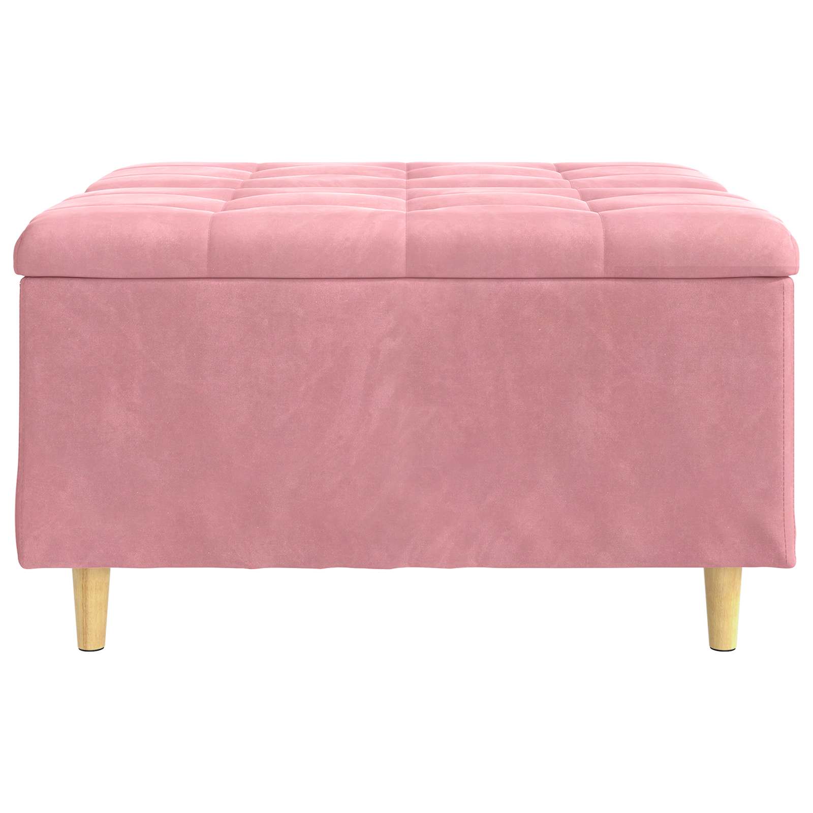 Knopkruk met kussen Roze 80 x 80 x 45 cm Fluweel