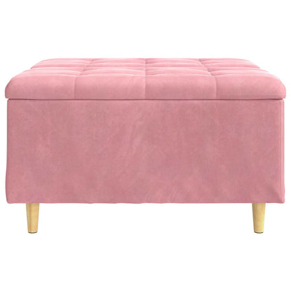 Knopkruk met kussen Roze 80 x 80 x 45 cm Fluweel
