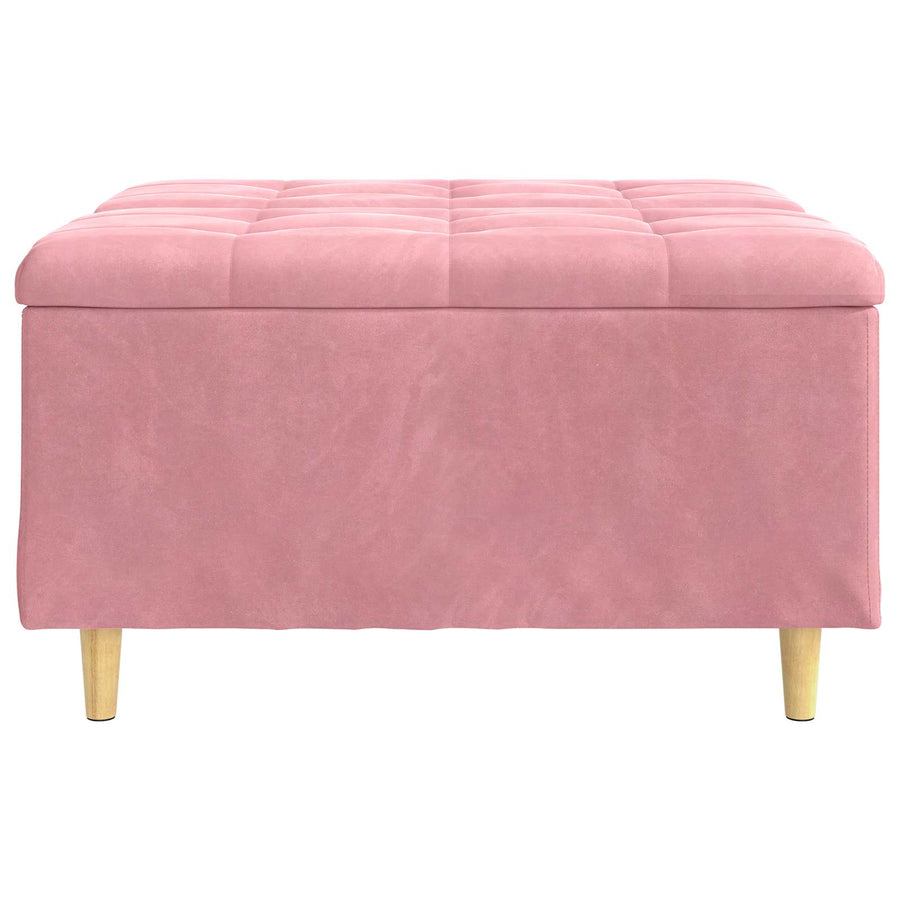 Knopkruk met kussen Roze 80 x 80 x 45 cm Fluweel