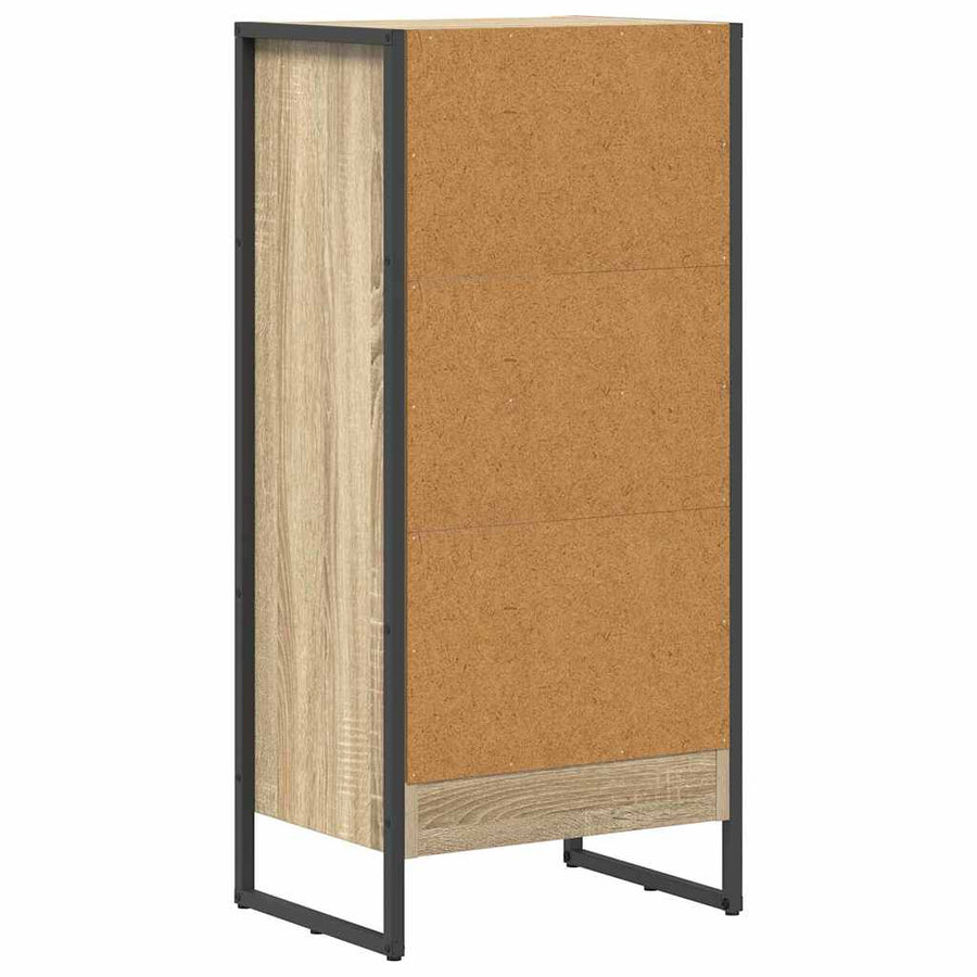 Boekenkast Sonoma 80 x 30 x 155 cm Bewerkt hout