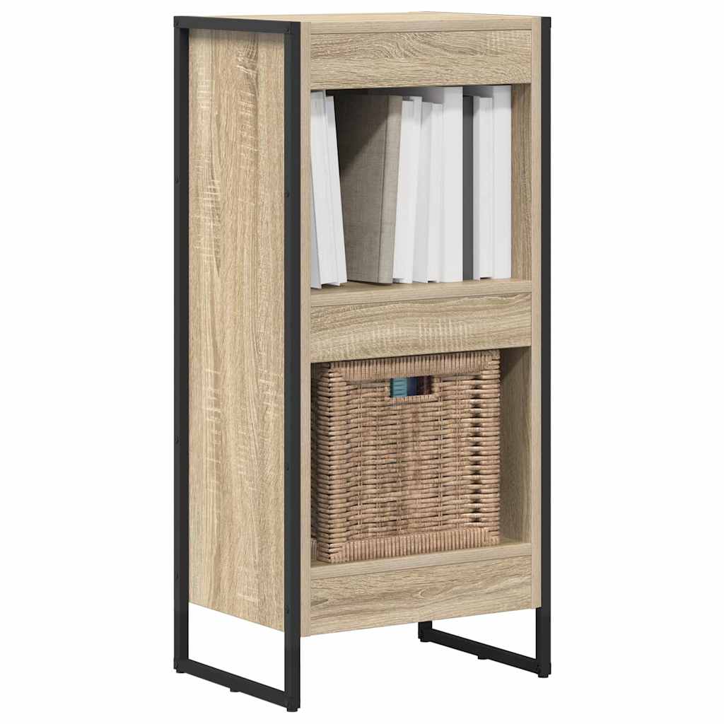 Boekenkast Sonoma 80 x 30 x 155 cm Bewerkt hout