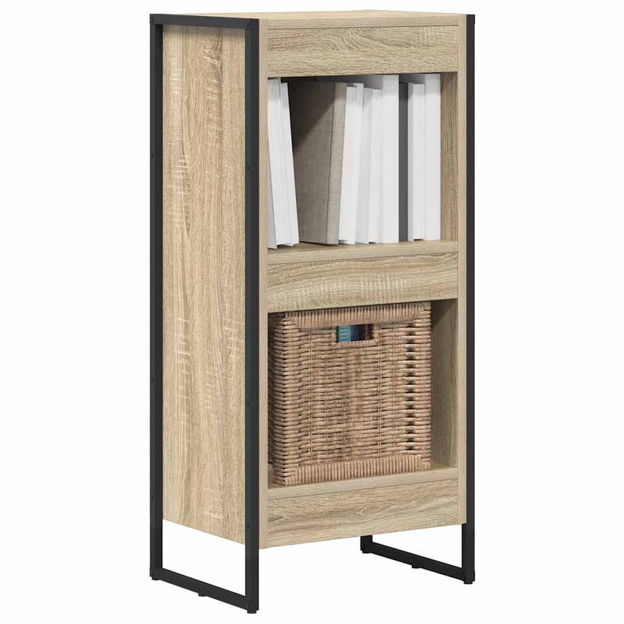 Boekenkast Sonoma 80 x 30 x 155 cm Bewerkt hout