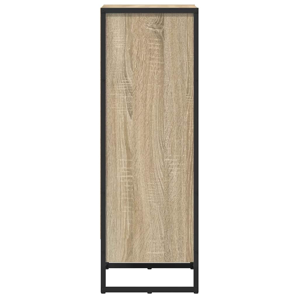 Boekenkast Sonoma 80 x 30 x 155 cm Bewerkt hout