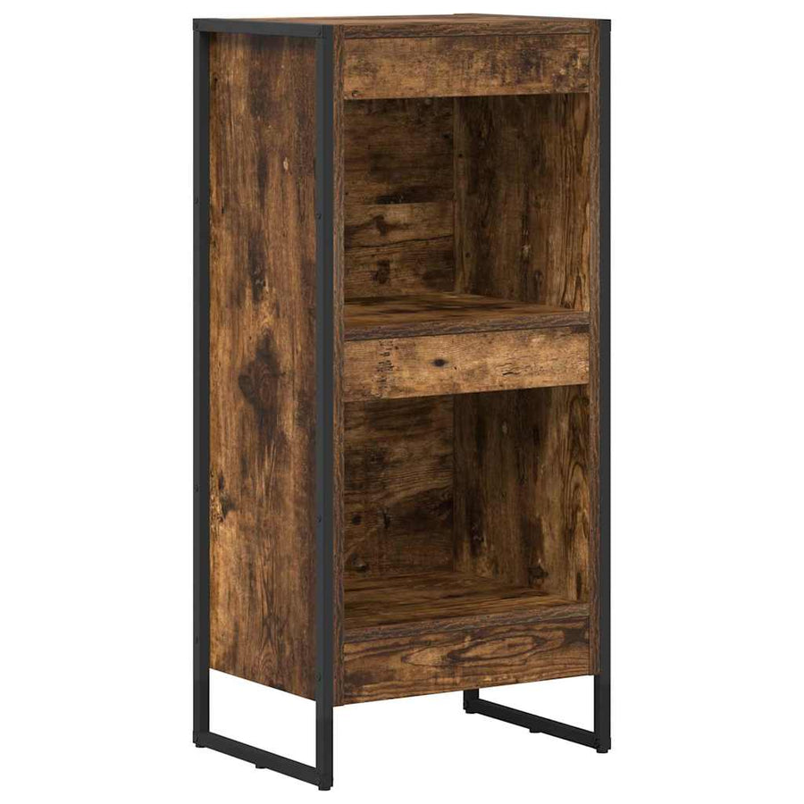 Boekenkast Rook Eik 80 x 30 x 155 cm Bewerkt hout