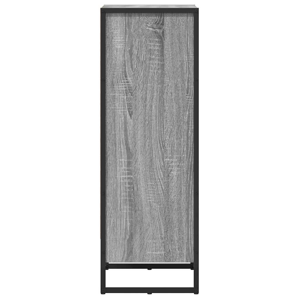 Boekenkast Grijs Sonoma 80 x 30 x 155 cm Bewerkt hout