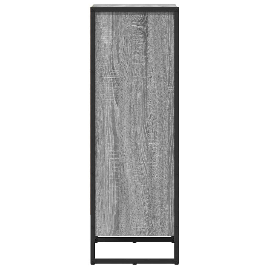 Boekenkast Grijs Sonoma 80 x 30 x 155 cm Bewerkt hout