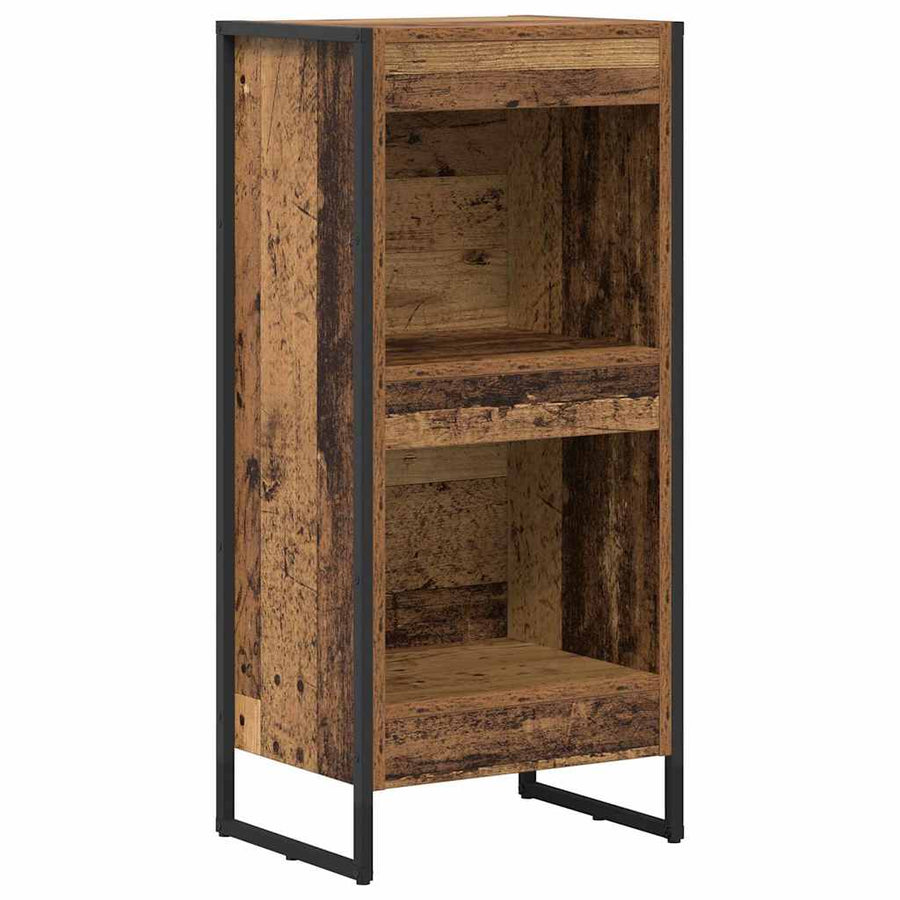 Boekenkast Oud Hout 80 x 30 x 155 cm Bewerkt hout