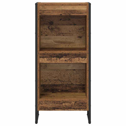 Boekenkast Oud Hout 80 x 30 x 155 cm Bewerkt hout