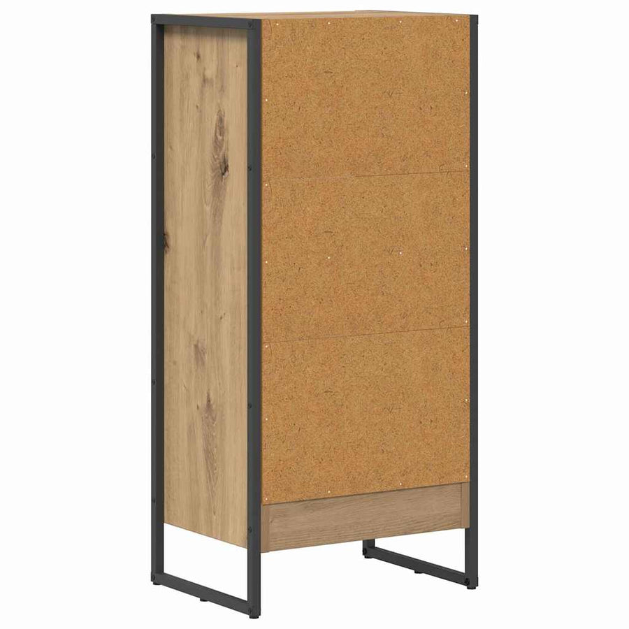 Boekenkast Ambachtelijk eiken 80 x 30 x 155 cm Bewerkt hout