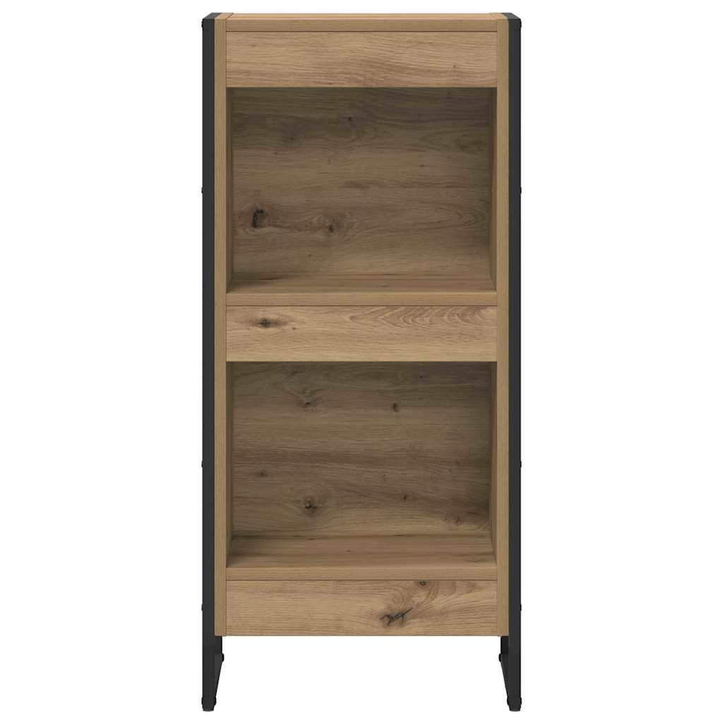 Boekenkast Ambachtelijk eiken 80 x 30 x 155 cm Bewerkt hout
