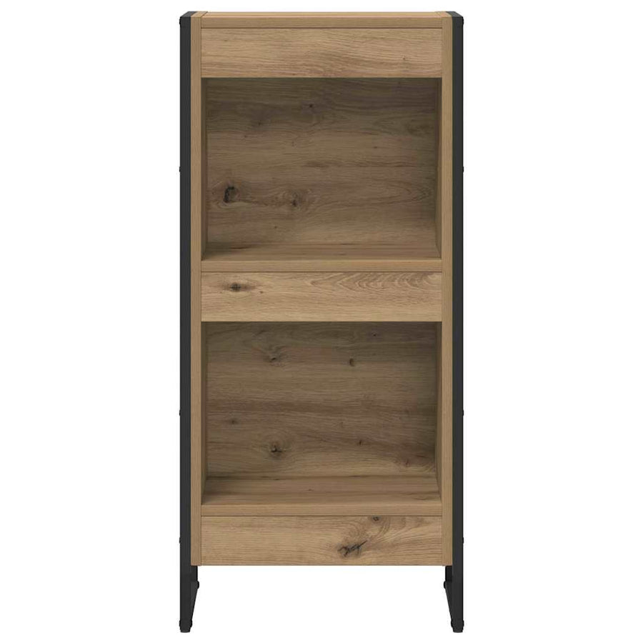 Boekenkast Ambachtelijk eiken 80 x 30 x 155 cm Bewerkt hout