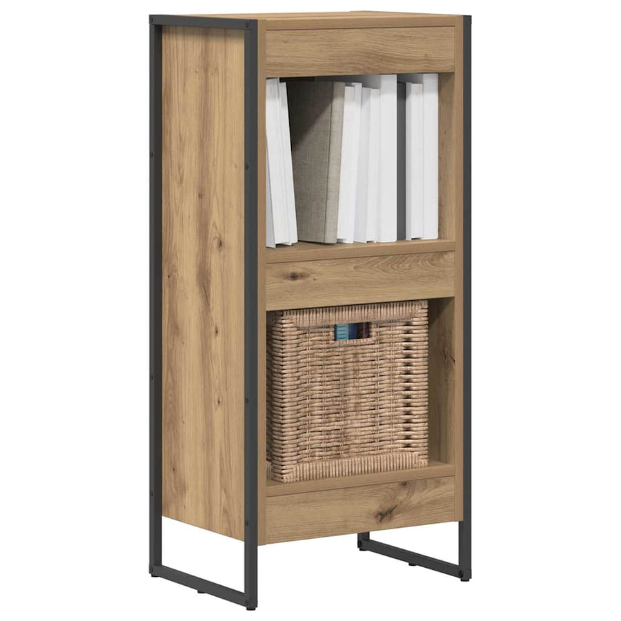 Boekenkast Ambachtelijk eiken 80 x 30 x 155 cm Bewerkt hout