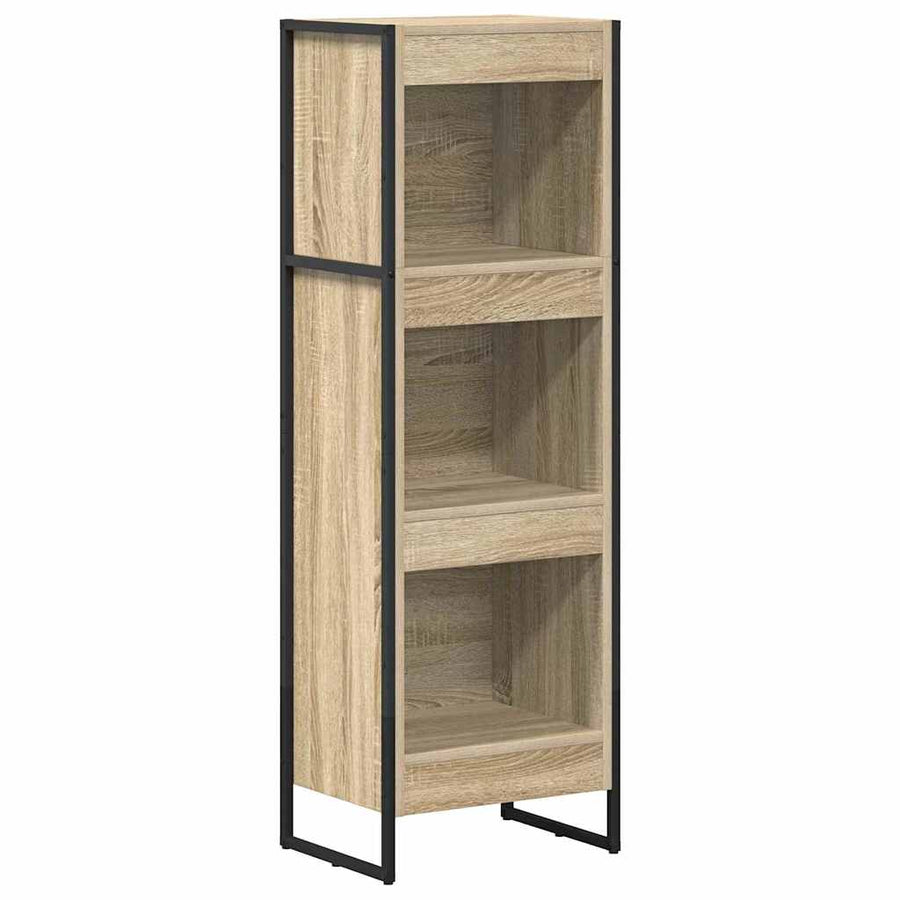 Boekenkast Sonoma 80 x 30 x 155 cm Bewerkt hout
