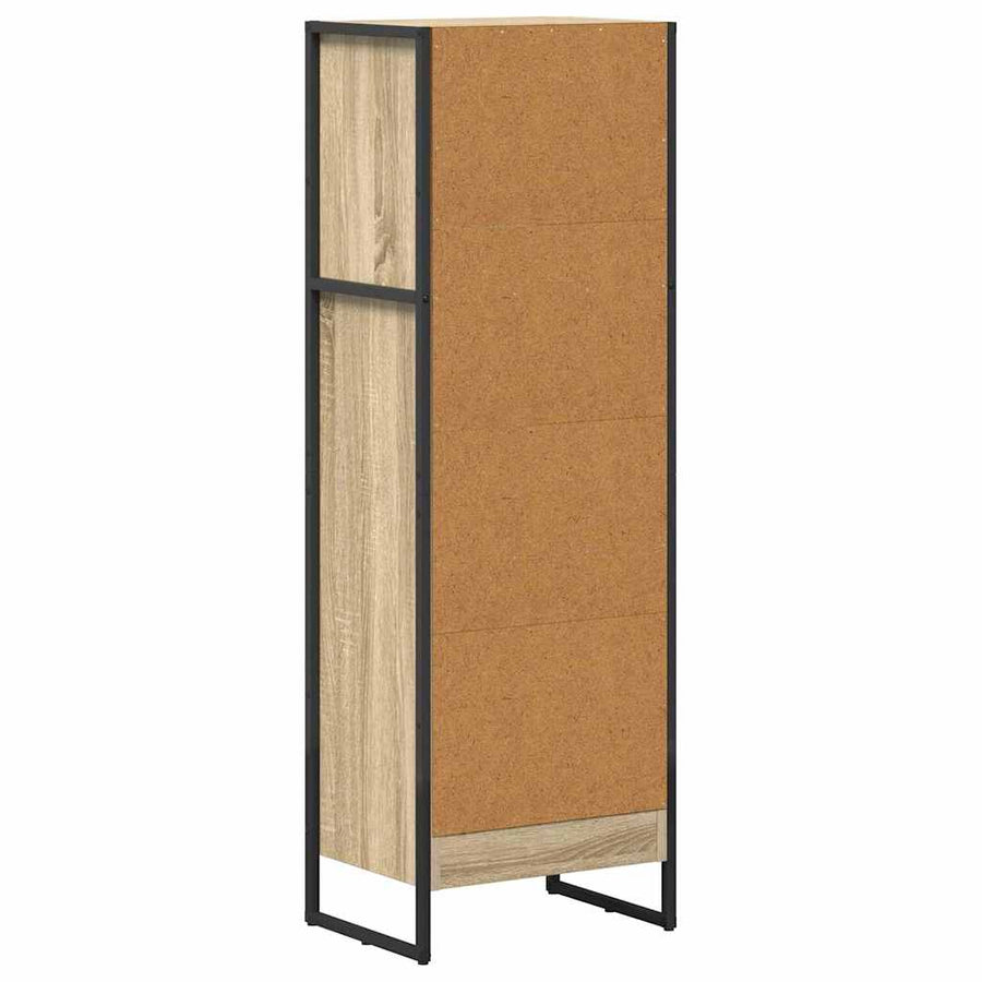 Boekenkast Sonoma 80 x 30 x 155 cm Bewerkt hout