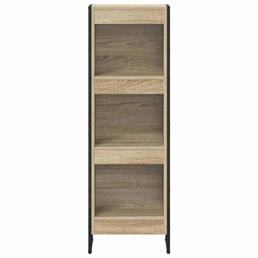 Boekenkast Sonoma 80 x 30 x 155 cm Bewerkt hout