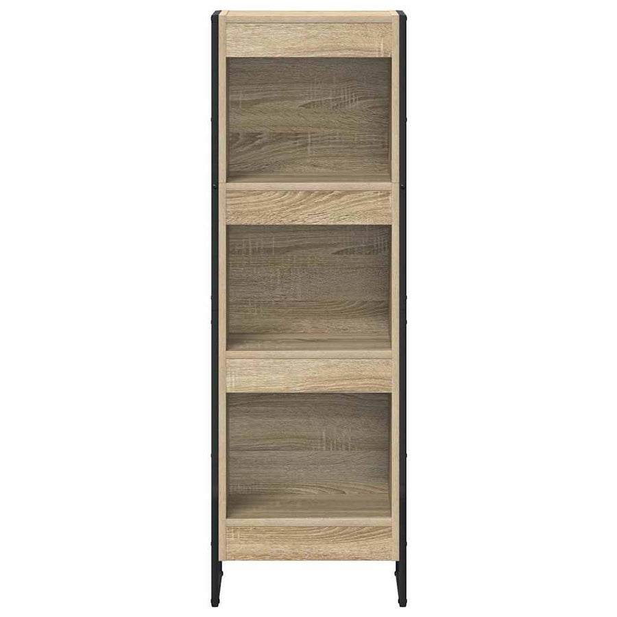 Boekenkast Sonoma 80 x 30 x 155 cm Bewerkt hout
