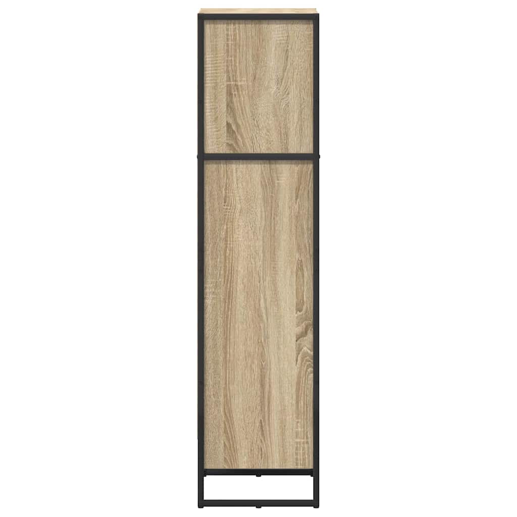 Boekenkast Sonoma 80 x 30 x 155 cm Bewerkt hout