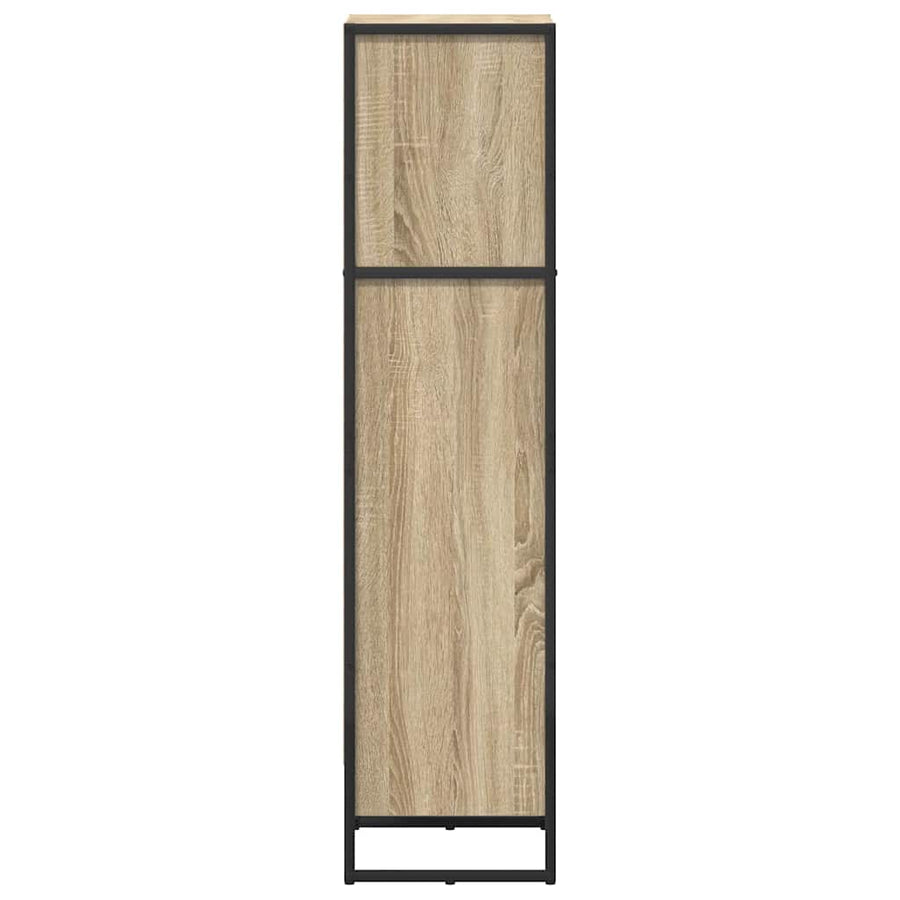 Boekenkast Sonoma 80 x 30 x 155 cm Bewerkt hout
