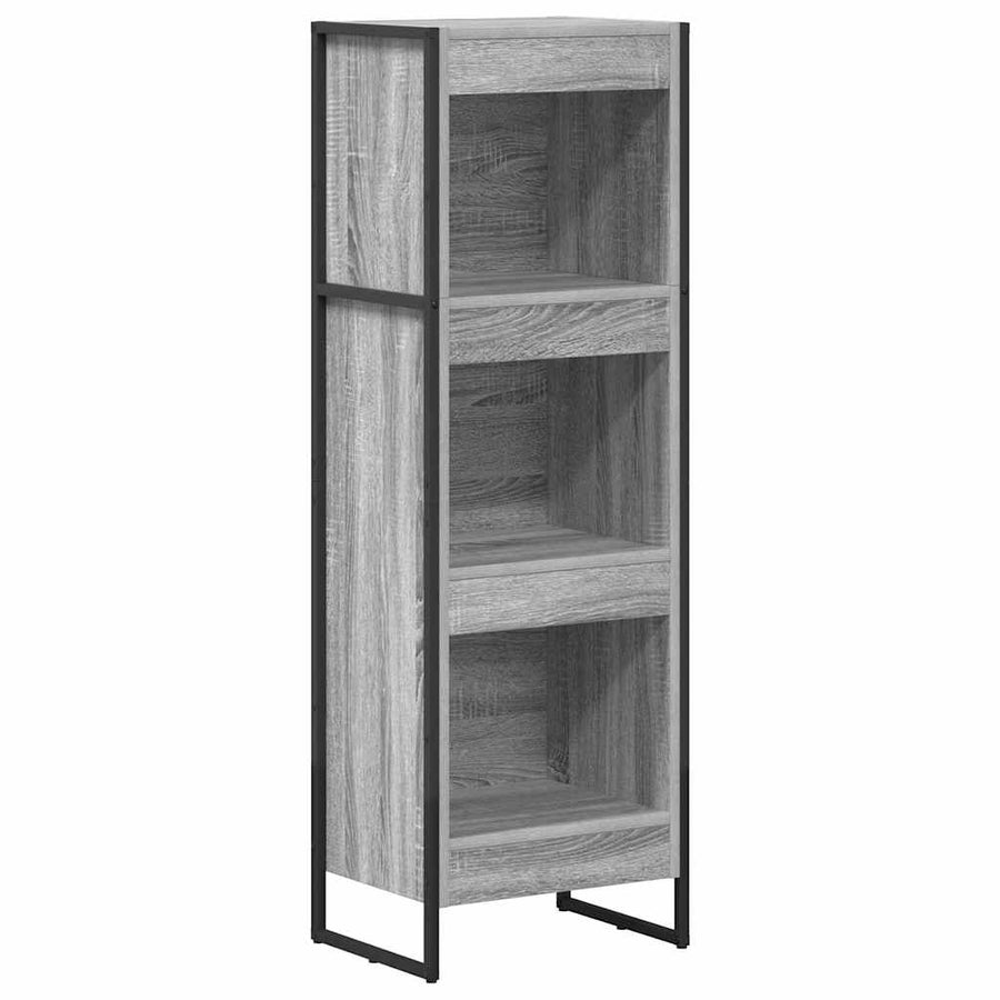 Boekenkast Grijs Sonoma 80 x 30 x 155 cm Bewerkt hout