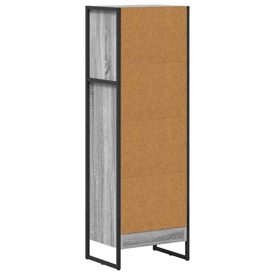 Boekenkast Grijs Sonoma 80 x 30 x 155 cm Bewerkt hout