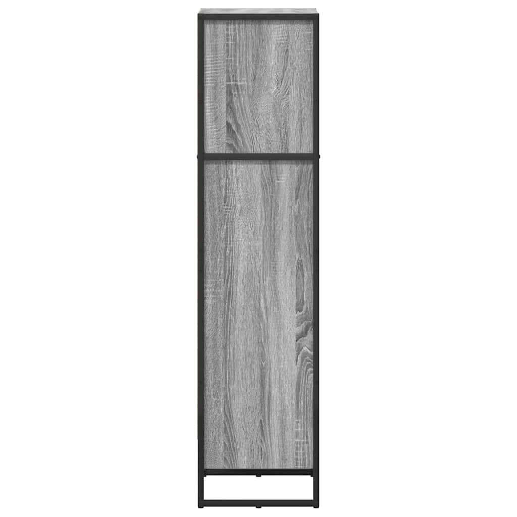 Boekenkast Grijs Sonoma 80 x 30 x 155 cm Bewerkt hout