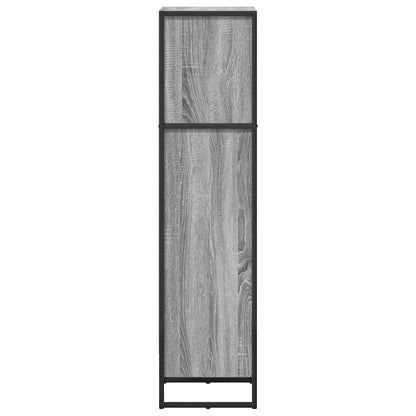Boekenkast Grijs Sonoma 80 x 30 x 155 cm Bewerkt hout
