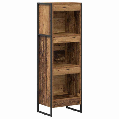 Boekenkast Oud Hout 80 x 30 x 155 cm Bewerkt hout