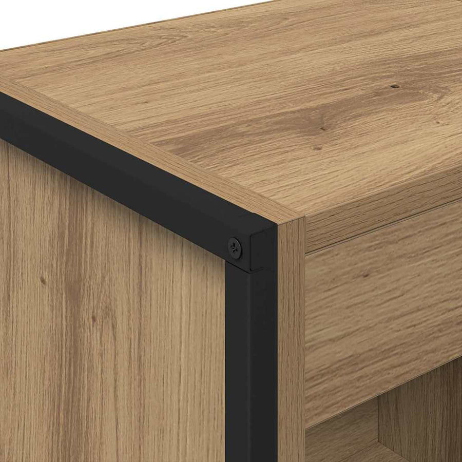 Boekenkast Ambachtelijk eiken 80 x 30 x 155 cm Bewerkt hout