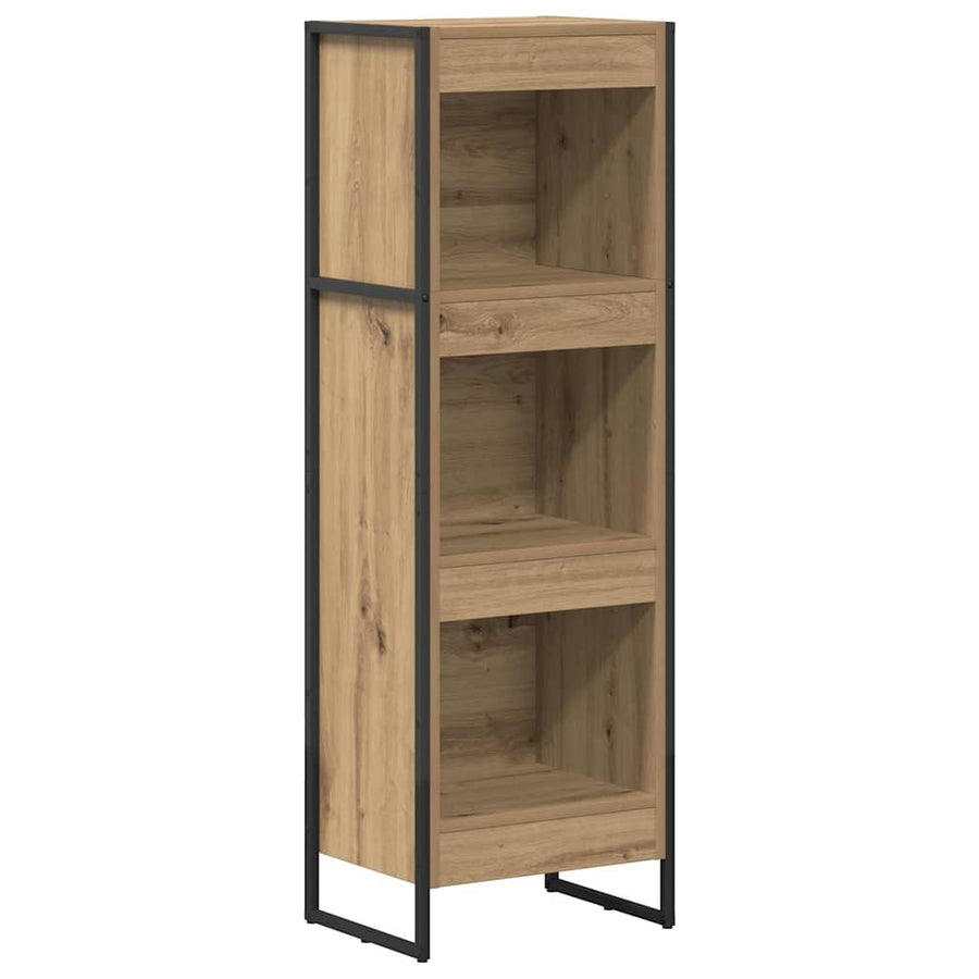 Boekenkast Ambachtelijk eiken 80 x 30 x 155 cm Bewerkt hout