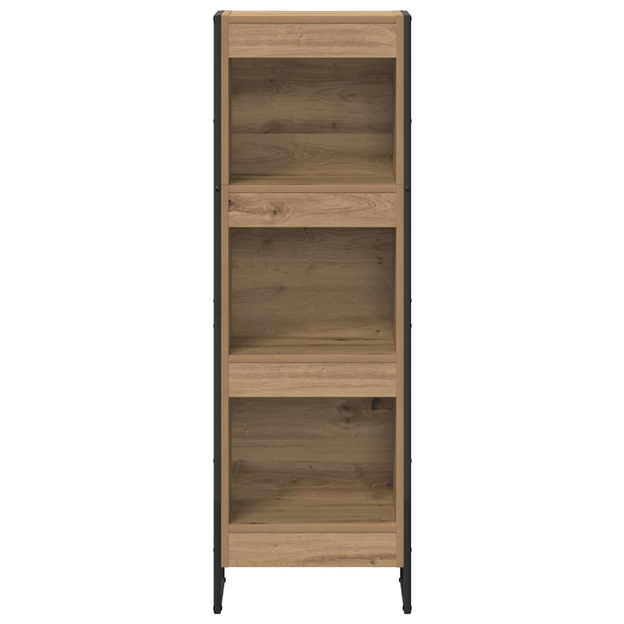 Boekenkast Ambachtelijk eiken 80 x 30 x 155 cm Bewerkt hout