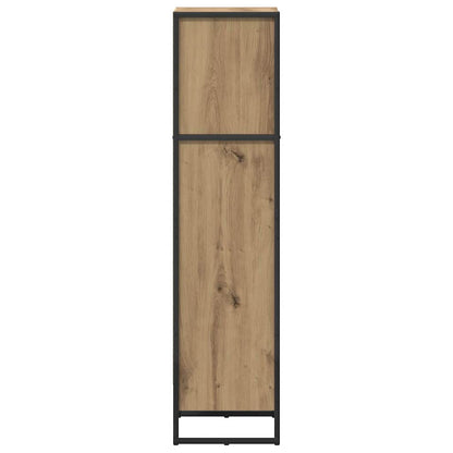 Boekenkast Ambachtelijk eiken 80 x 30 x 155 cm Bewerkt hout