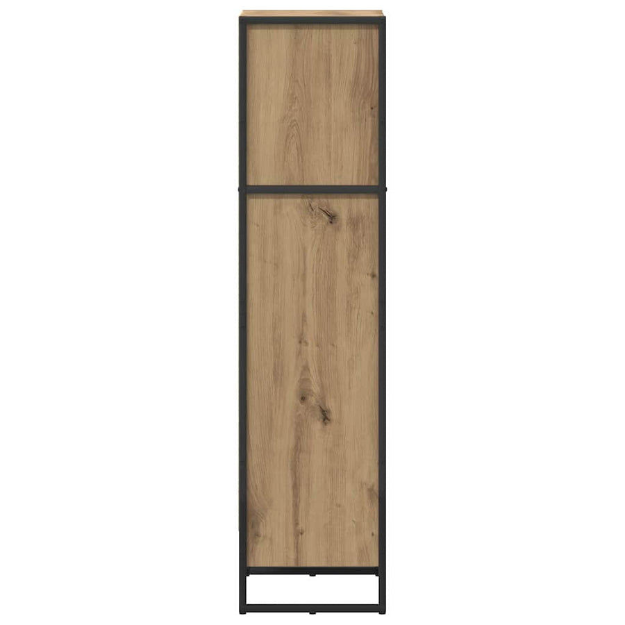 Boekenkast Ambachtelijk eiken 80 x 30 x 155 cm Bewerkt hout