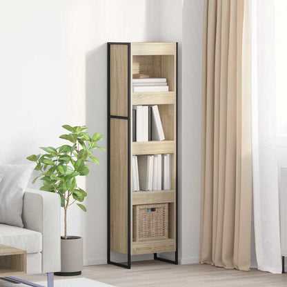 Boekenkast Sonoma 80 x 30 x 155 cm Bewerkt hout
