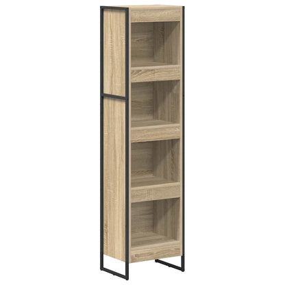 Boekenkast Sonoma 80 x 30 x 155 cm Bewerkt hout