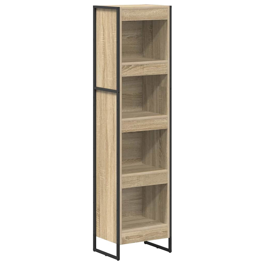 Boekenkast Sonoma 80 x 30 x 155 cm Bewerkt hout