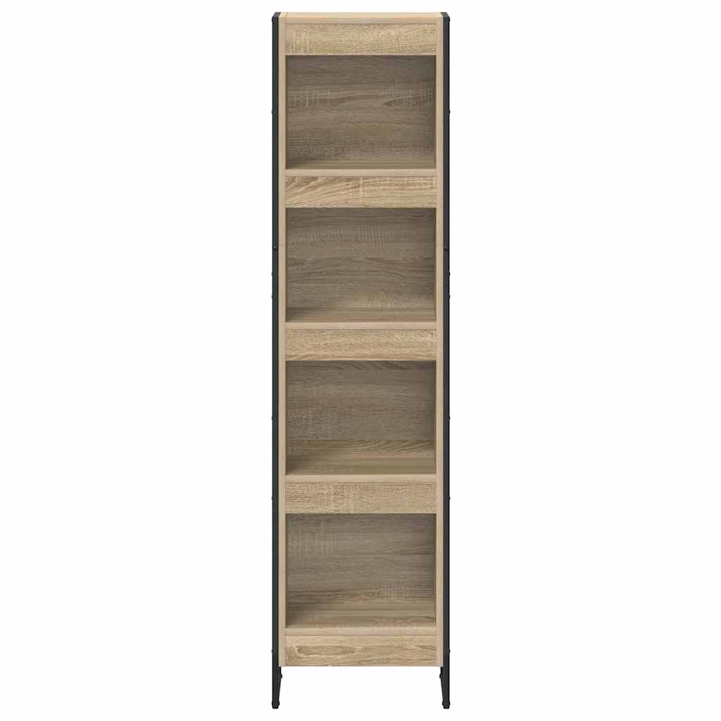 Boekenkast Sonoma 80 x 30 x 155 cm Bewerkt hout